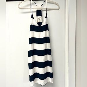 Nautical Preppy Striped Tank Dress (size small)
